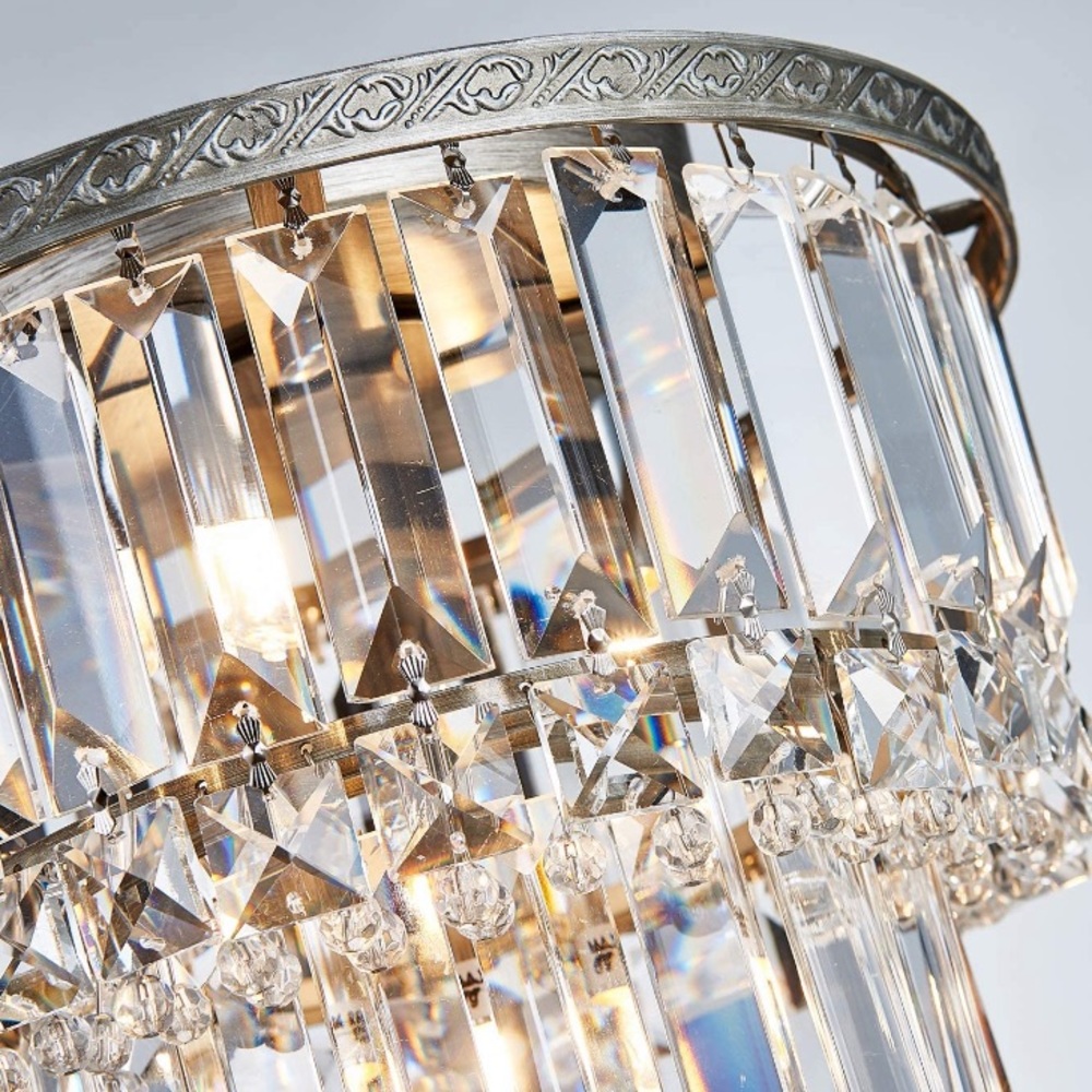 Crystal Raindrop Chandelier Lighting - Picture 3 of 11